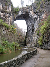 Site sacred to Native American Monacan Indians, Natural Bridge, VA
